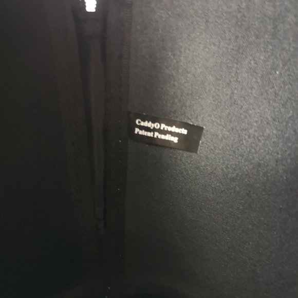 Caddy O Genuine Leather Wine Carrying Tote Case With Chiller / Zip Black Leather - Picture 9 of 10